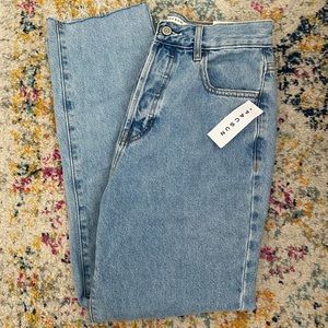 High Rise Straight Jeans